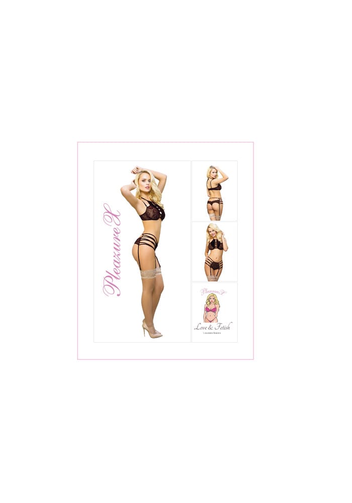 PleazureX uitgesneden lingerie set met kant - Afbeelding 8