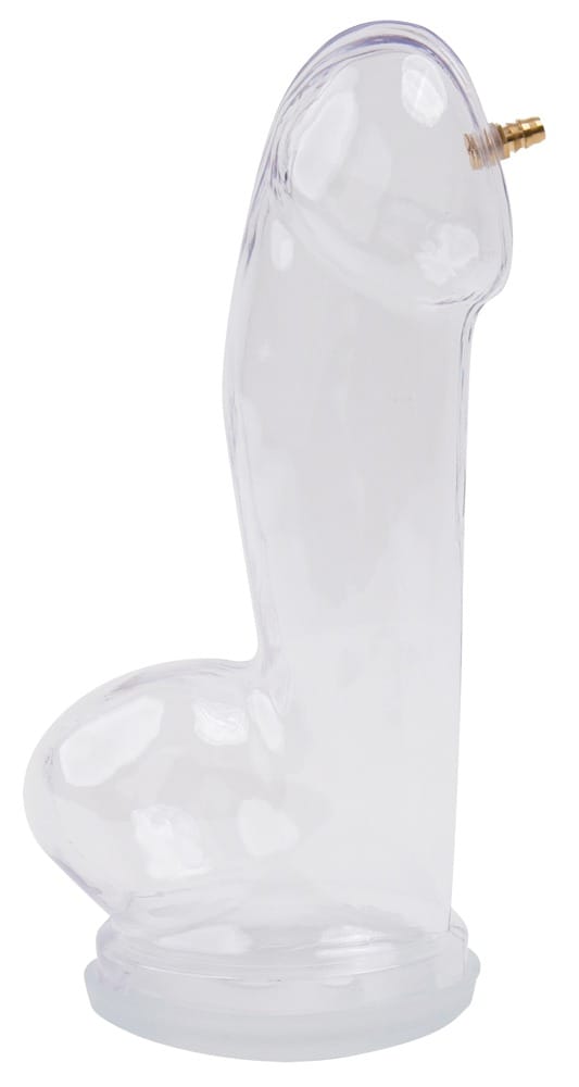 SP009 Realistic Penis CylinderXL crystal clear - Afbeelding 4