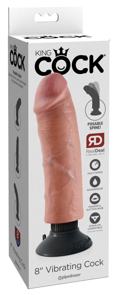 8″ Vibrating Cock