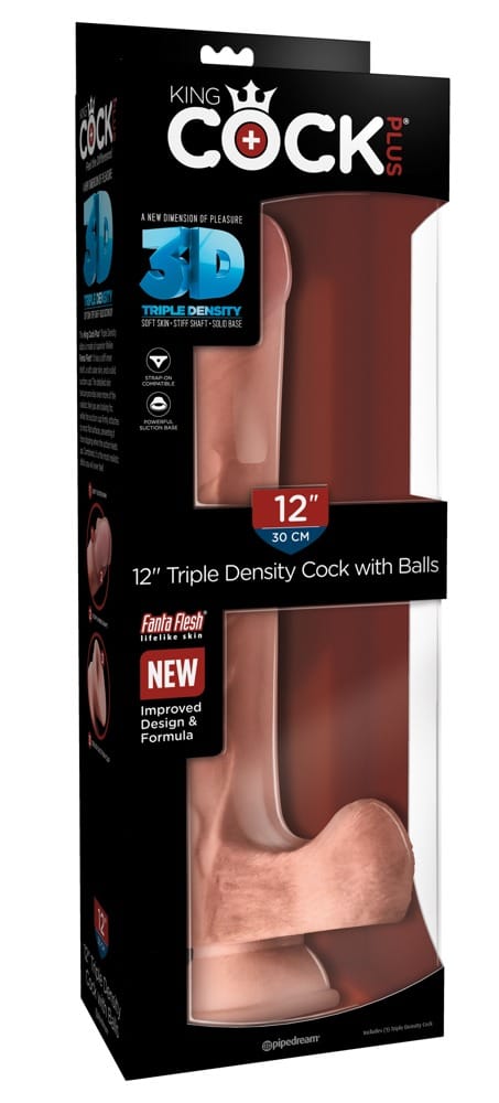 12″ Triple Density Cock with Balls