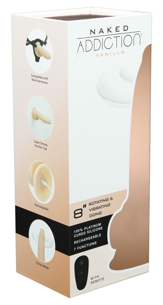 8″ Rotating & Vibrating Dong