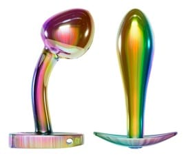 Metal Butt Plug Set in Rainbow Colours - Afbeelding 3