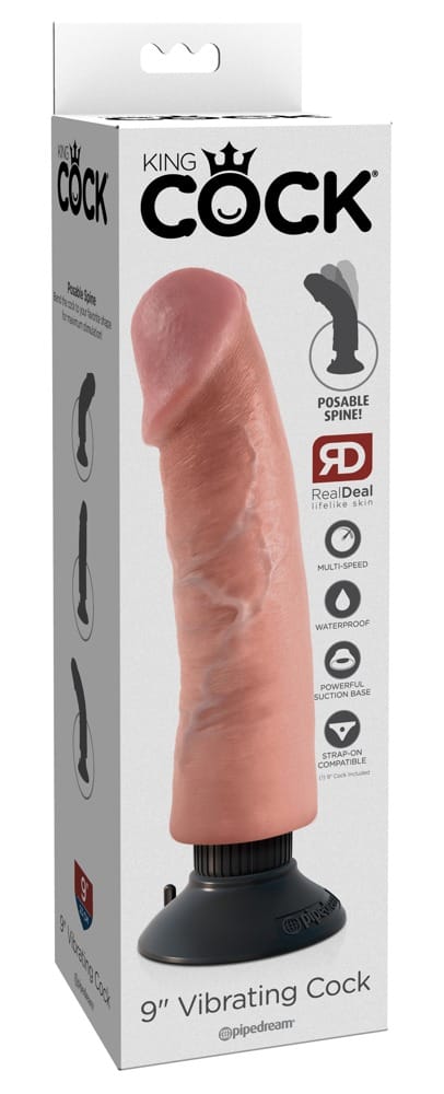 9″ Vibrating Cock