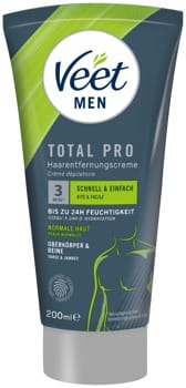 Veet Men TOTAL PRO Hair Removal Cream - Afbeelding 3