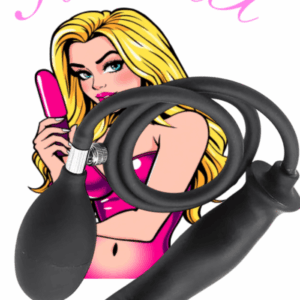 Opblaasbare butt dildo zwart