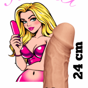 Realistische beige XL Dildo