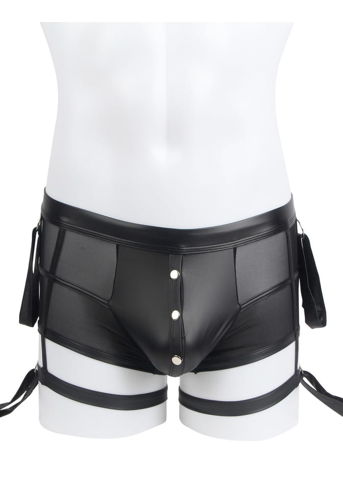 PleazureX leren boxer met boeien