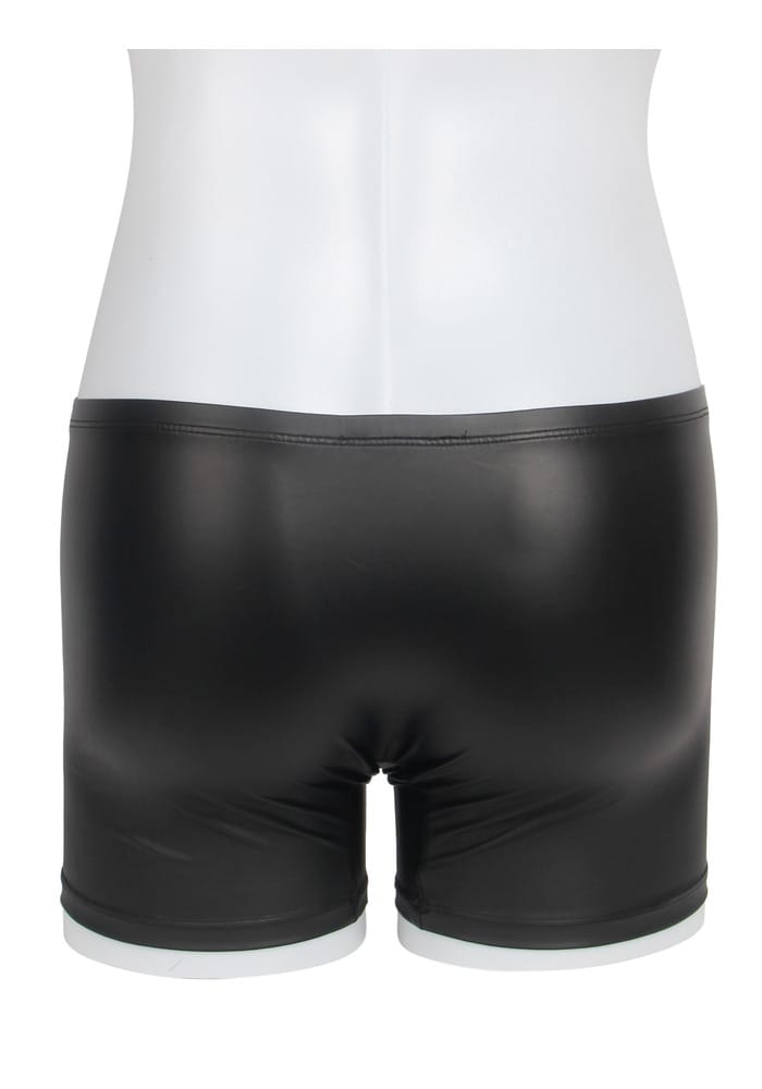 PleazureX leren boxer met rits kruis - Afbeelding 6