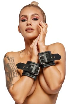 Leather Handcuffs - Afbeelding 3