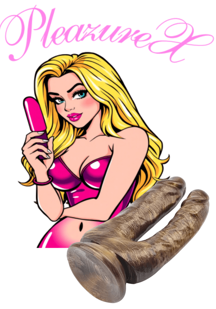 Dubbele dildo transparant