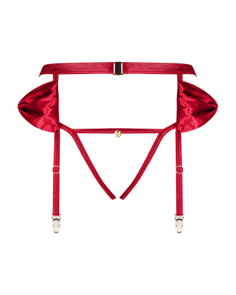 Rubinesa garter belt & crotchles thong - Afbeelding 3