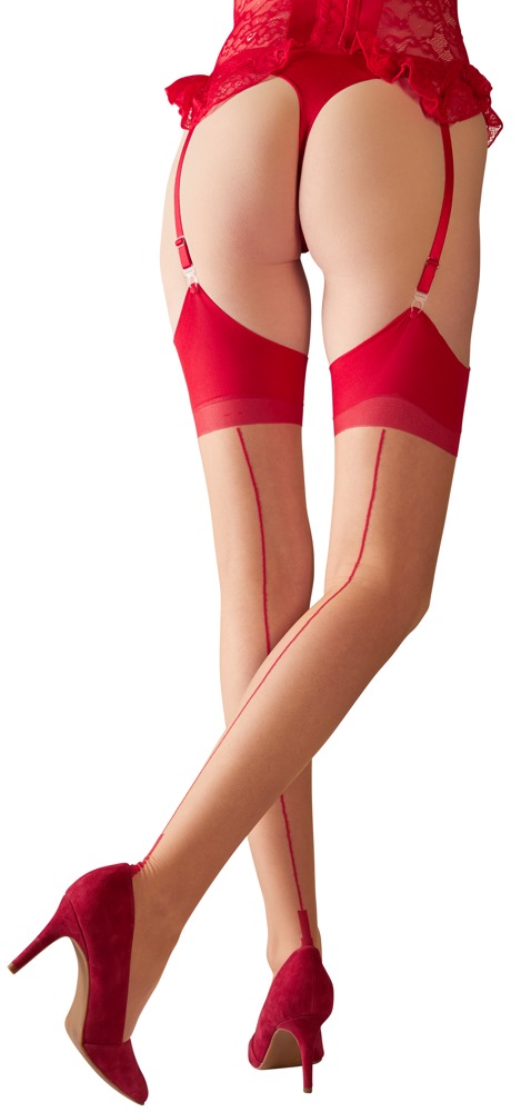 Stockings skin/red - Afbeelding 3