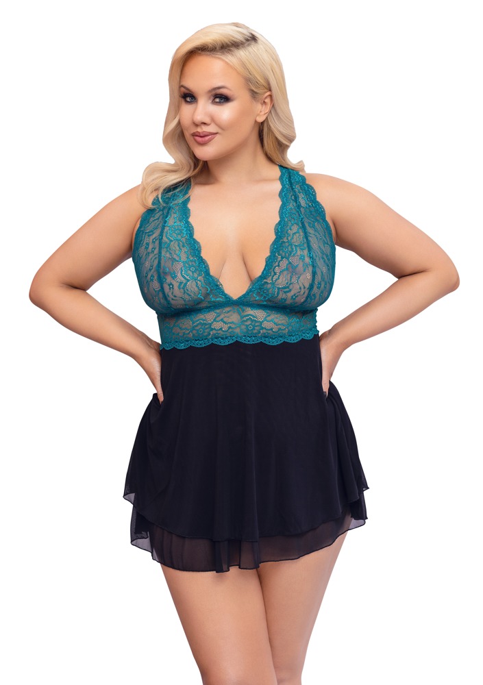 Babydoll – XL, schwarz