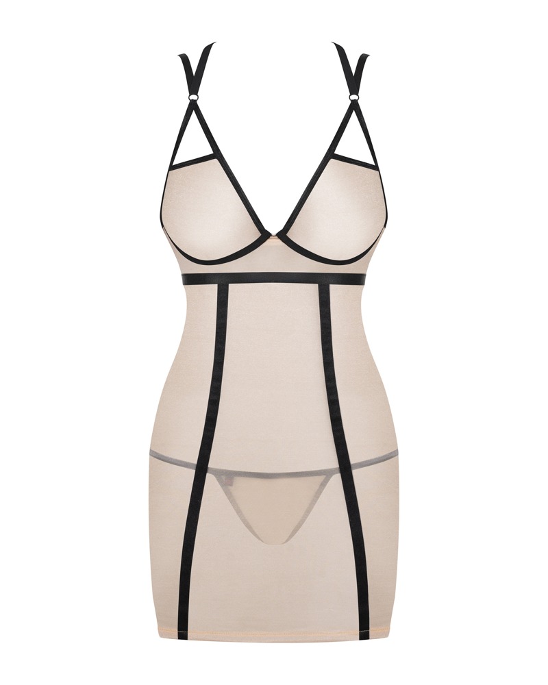 Nudelia chemise & thong - Afbeelding 4