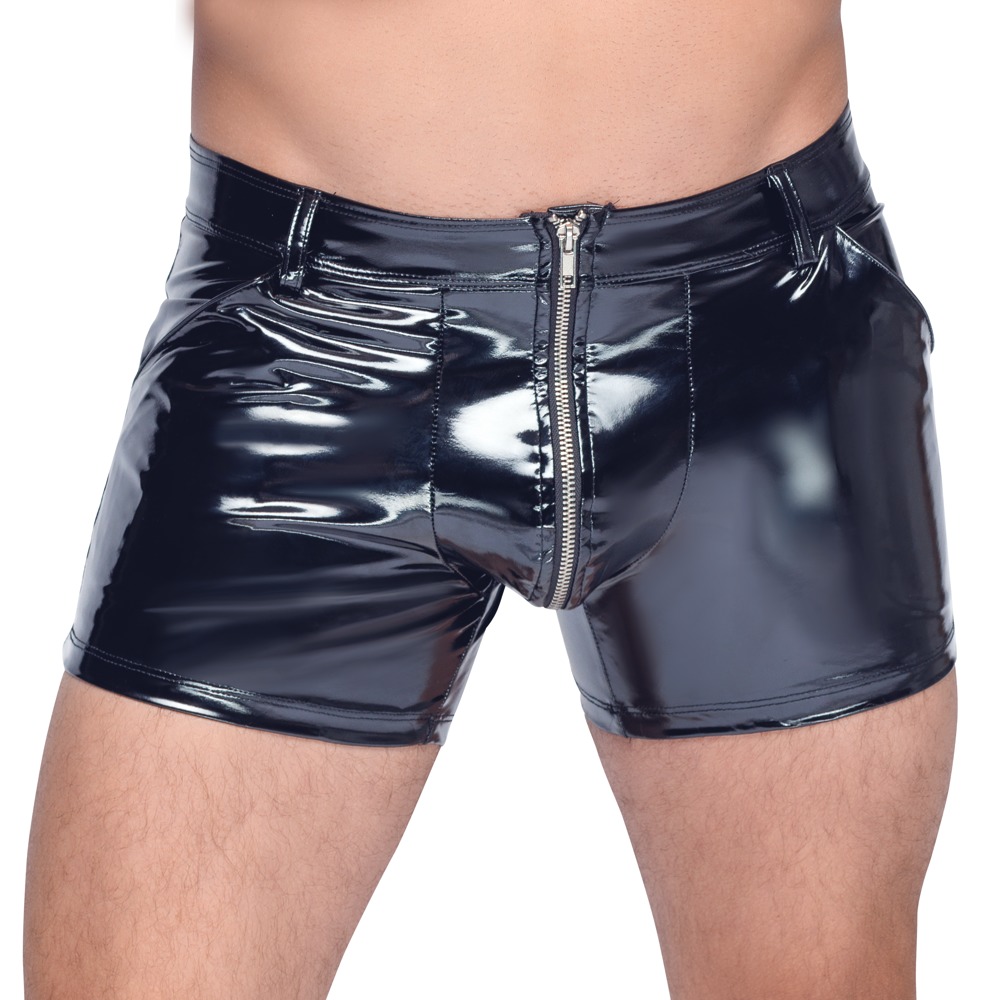 Vinyl Pants – S, schwarz