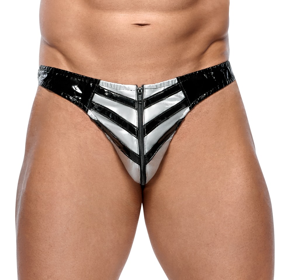 Vinyl Briefs – S, schwarz