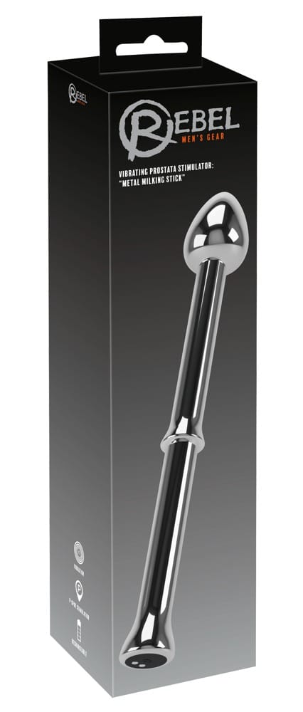 Vibrating Prostata Stimulator: Metal Milking Stick