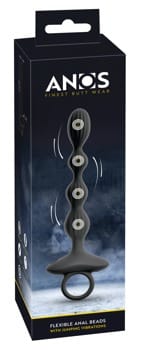 Flexible Anal Beads with Jumping Vibrations