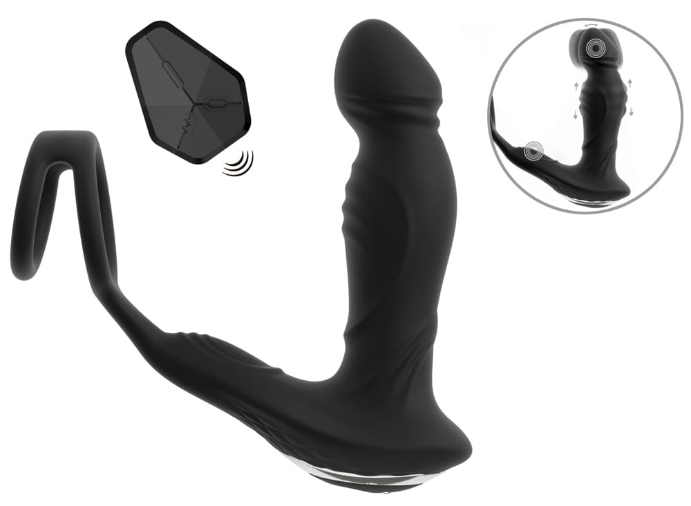 RC Vibrating Prostate Plug with Nodding Function - Afbeelding 4