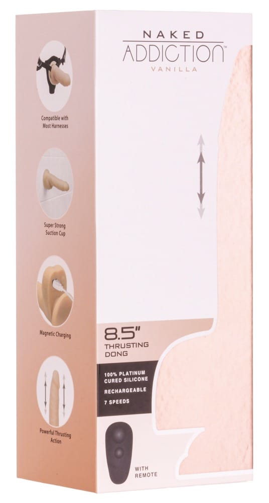 8.5″ Thrusting Dong with Remote
