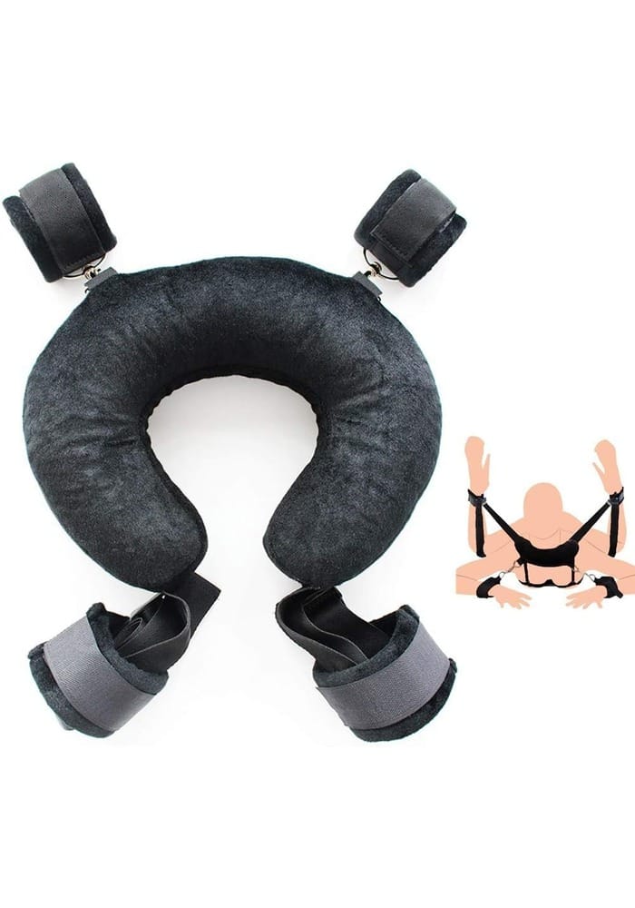 BDSM Set pols + Hals kussen enkel boeien - Afbeelding 4