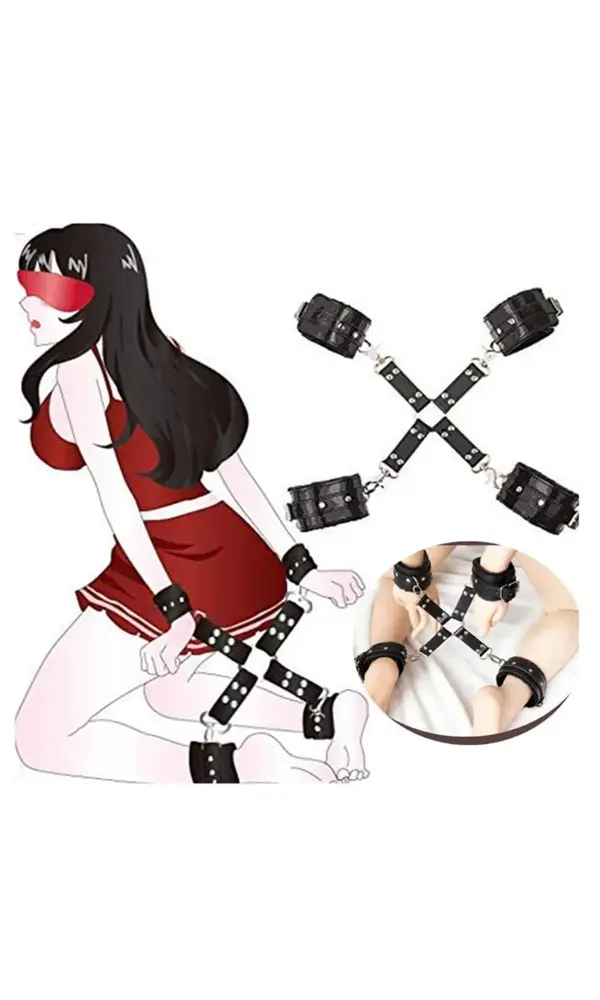 armen aan benen kruis boeien