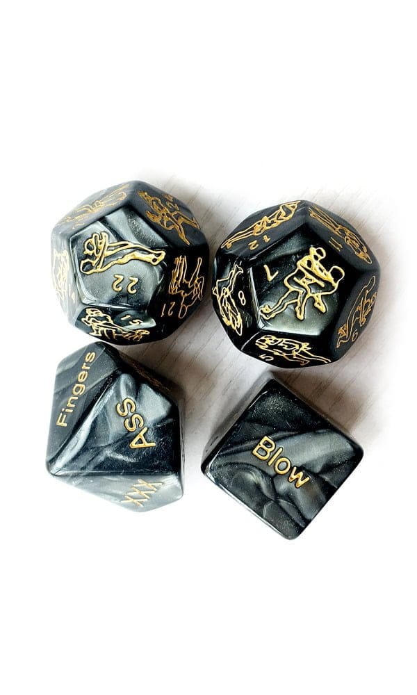 Kamasutra opdracht dobbelstenen set 4 stuks