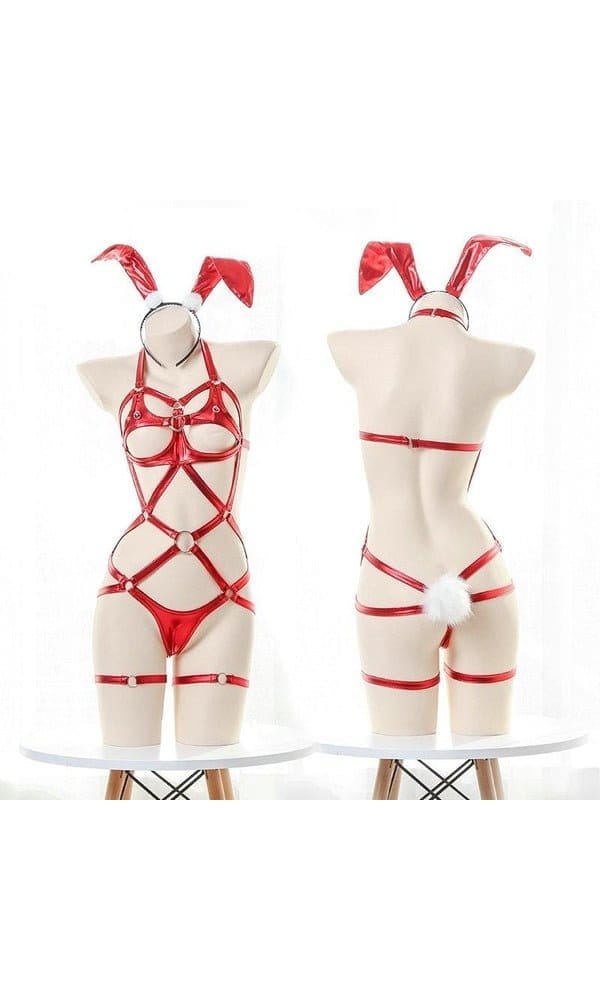 Sexy roleplay konijn lingerie set