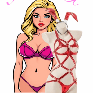Sexy roleplay konijn lingerie set