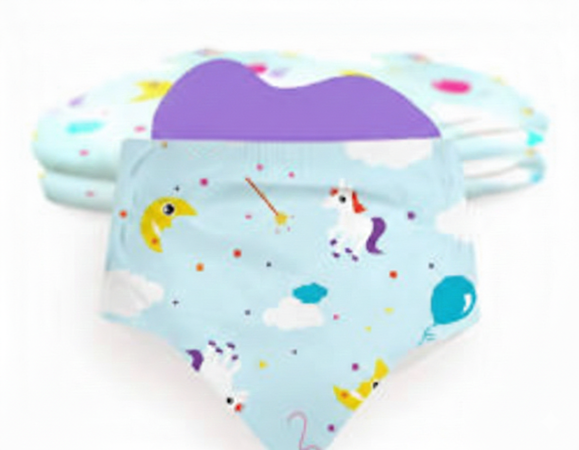 Cloudee Unicorn & Clouds – Premium PE Backed Luiers MAAT : L