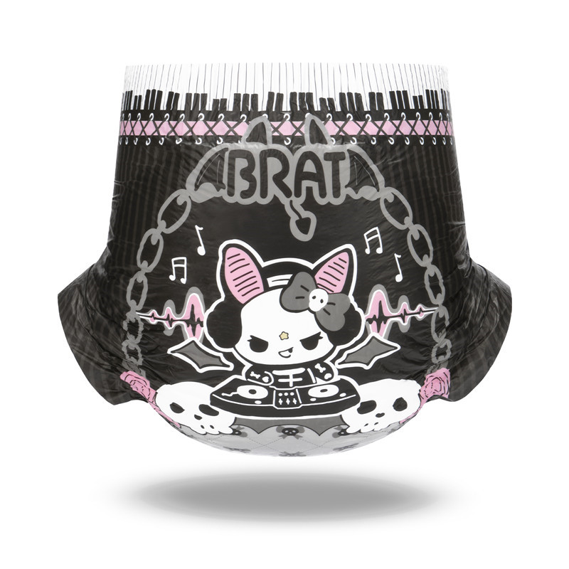 Goth BRAT Ultra Absorbent Diapers 10 Pack Maat : M