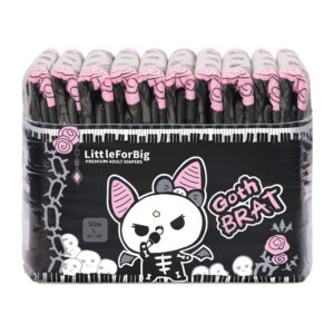 Goth BRAT Ultra Absorbent Diapers 10 Pack Maat : XL