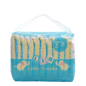 Little Trunks Printed Adult Brief Diapers Maat L